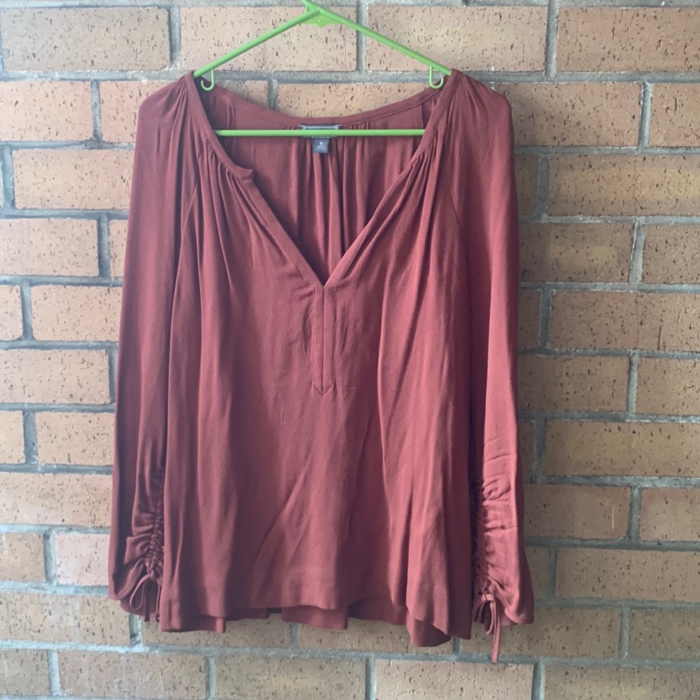 Point Sur three quarter length sleeve top, lightly worn size small